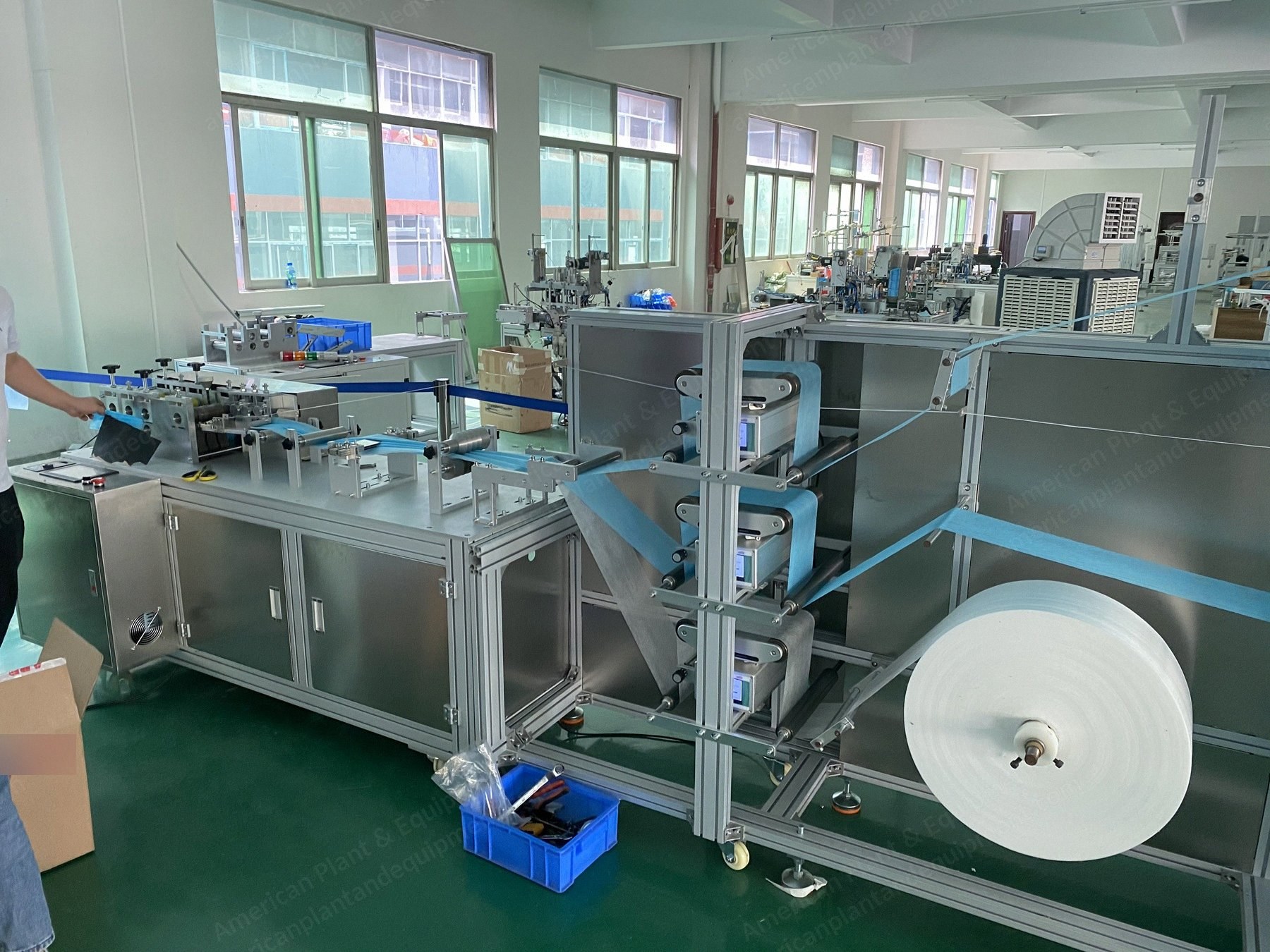 NovaStar, FM263, High-Speed Face Mask Blank Machine, 500 pcs/min, 5000W, 175x95mm