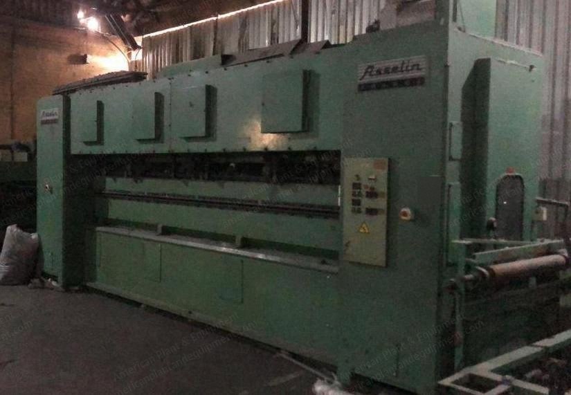 Asselin, SD 41 2E 04, 1985, Finishing Needle Loom, 4100mm Working Width, Double Board Downstroke