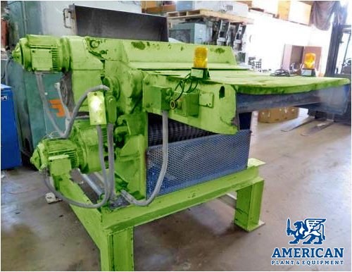 Vecoplan, VH34/75, 2006, Horizontal Shredder, 75 HP, 5x34" Infeed Opening, 30' Vibratory Conveyor