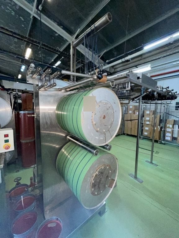 Breitenbach, Benjamin 3 D-27, 2003, Elastic Tape Dyeing and Washing Line, 4 Lines, 3x380V
