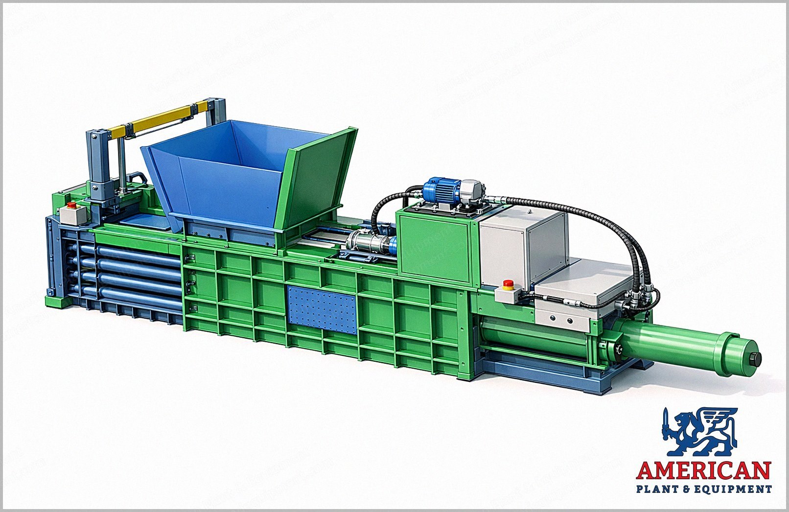 NovaStar, BP140, Horizontal Hydraulic Baling Machine, 140 Tons, 22kW