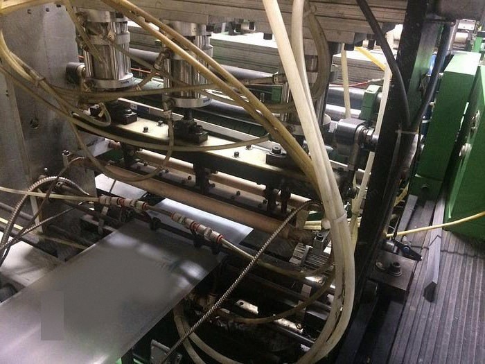 Brampton, Blown Film Line, 2005, 3" Extruder, Dual 3" Dies, 54" Primary Nip, Kiwi Printer, Ro-An Bag Machine