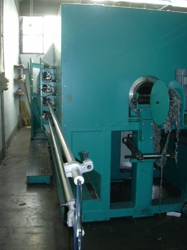Karl Mayer, GOM16, 2003, 2200mm Working Width, 16 Bobbins Rotation Creel, Double Beaming Unit
