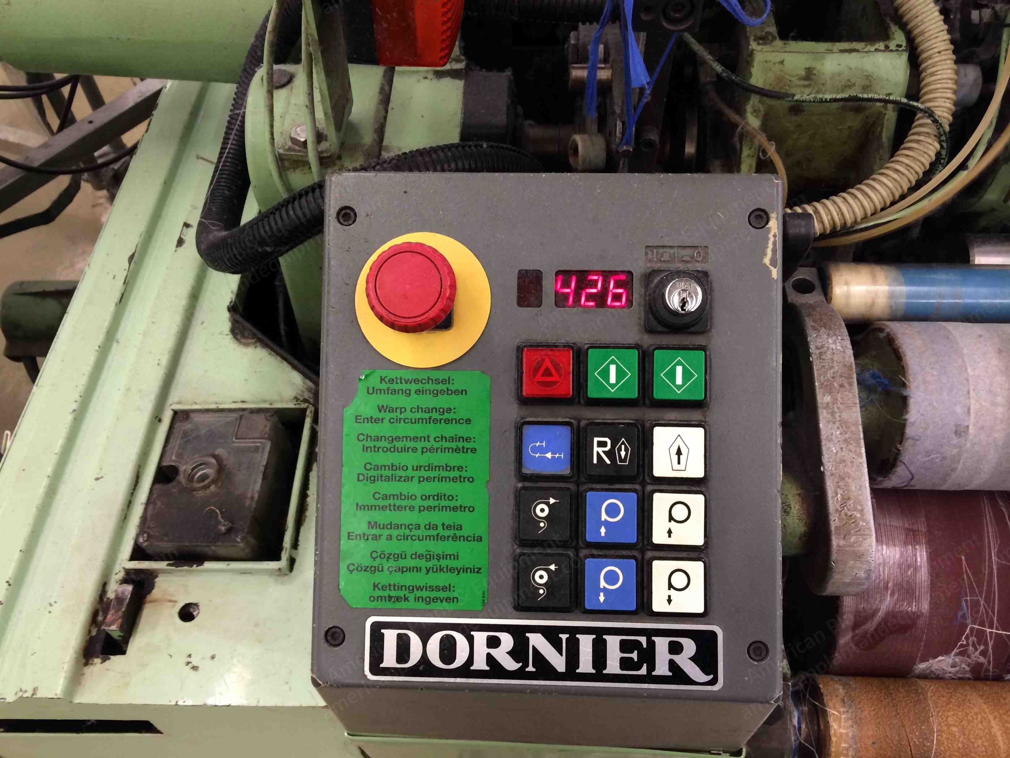 Dornier, PTV 4S, 2001-2003, Rapier Looms, Width 2000mm, 8 Weft Colors, Staubli Electronic Dobby