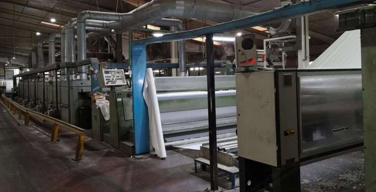 Monforts, Montex 120K, 1991, Stenter, Working Width 3400mm, 6 Compartments, Mahlo Weftstraightener