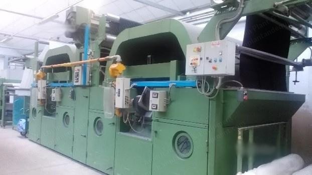 MCS, Duplex, 2002, Drying and Fabric Softening Line, 1800mm Working Width, 2 Chambers, Gas Heated
