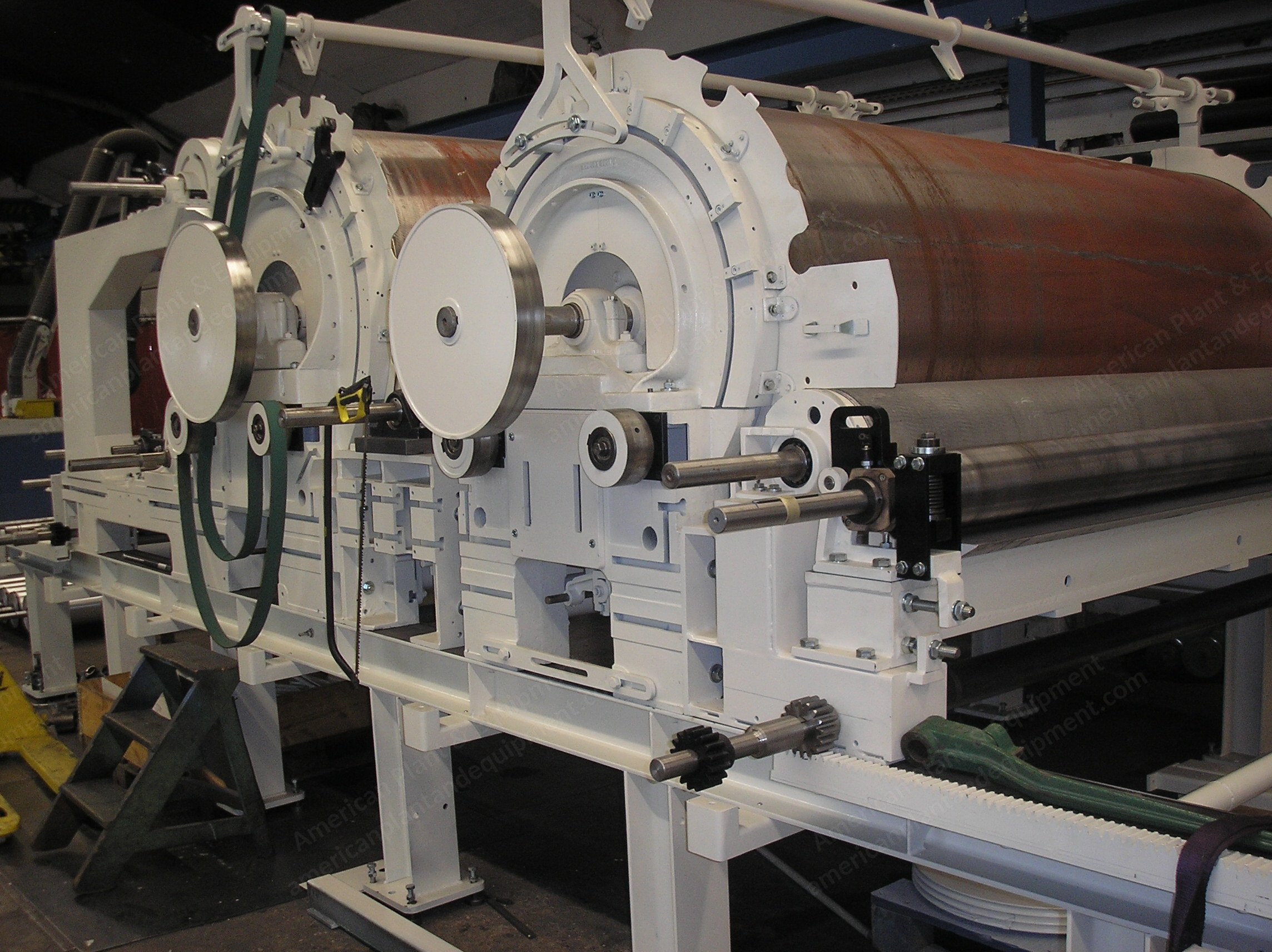 Spinnbau, Complete Nonwoven Line, 1982, 2500mm Working Width, 4000mm Chute Feeder