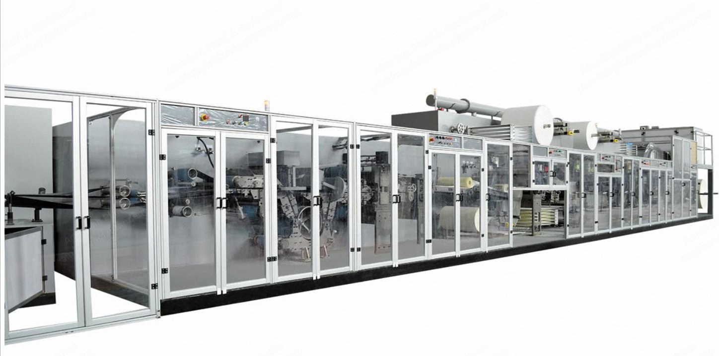 NovaStar, DH118, Automatic Pet Pad Making Machine, 200 pads/min, 330kW, 23x3.5x2.5m