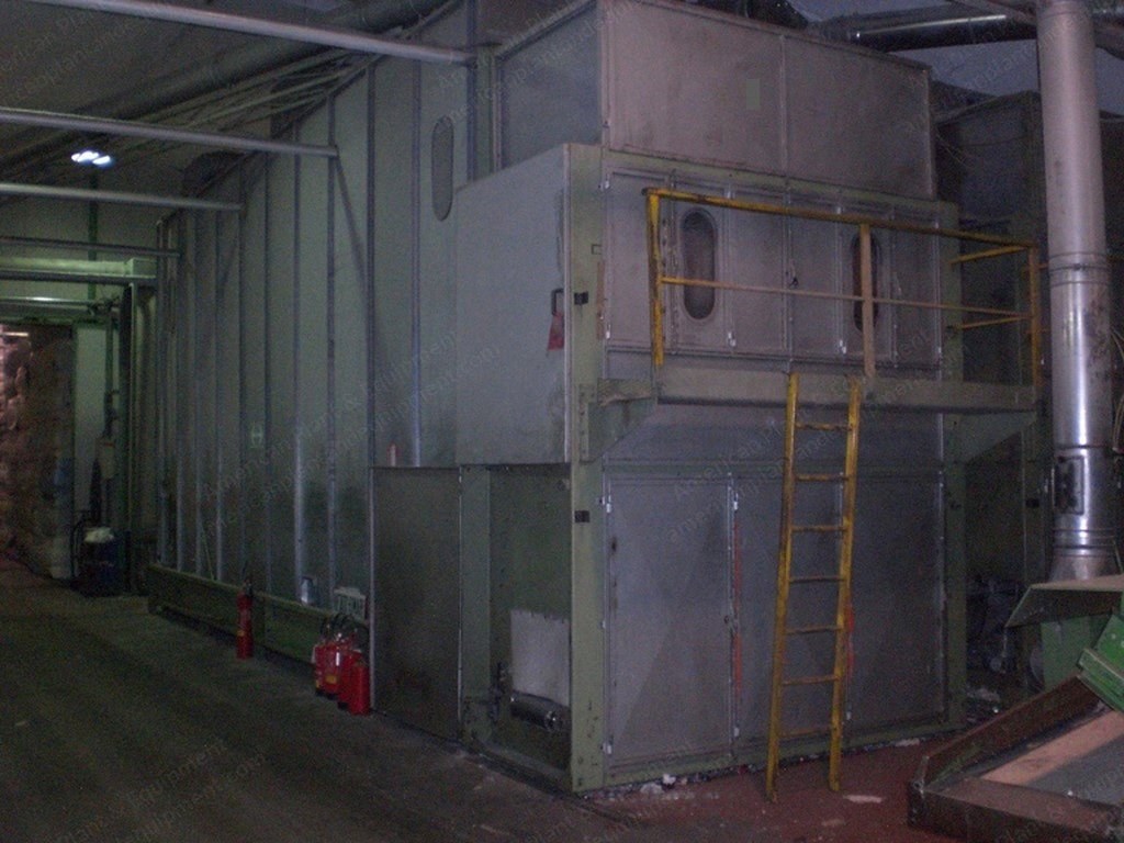 Dell'Orco & Villani, Tearing Plant, 1000mm Working Width, 5 Drums, Reconditioned 2005