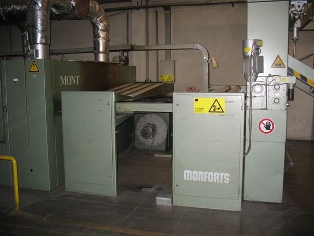 Monforts, Model 5000-4ft Twin Air, 1999, 1800mm Working Width, Gas Fired, 4 Zones, Pin/Chain