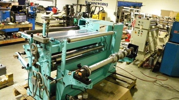 Arrow, 325, Duplex Slitter Rewinder, 48 Inches, 32 Inches Unwind, 24 Inches Rewind, 10 HP