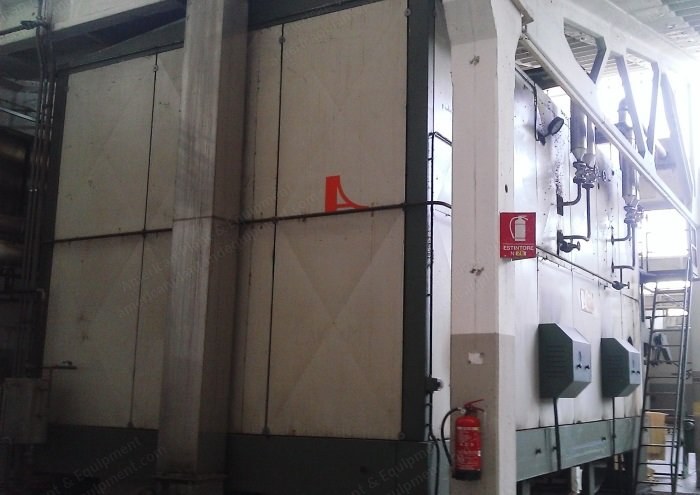Arioli, Steaming Machine, 1981, 3200mm Working Width, with Power Supply