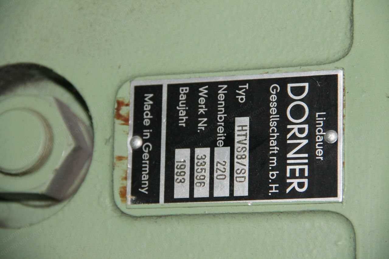 Dornier, HTV8/SD, 1993, 2200mm, 8 Colors, Staubli Electronic Dobby 2667