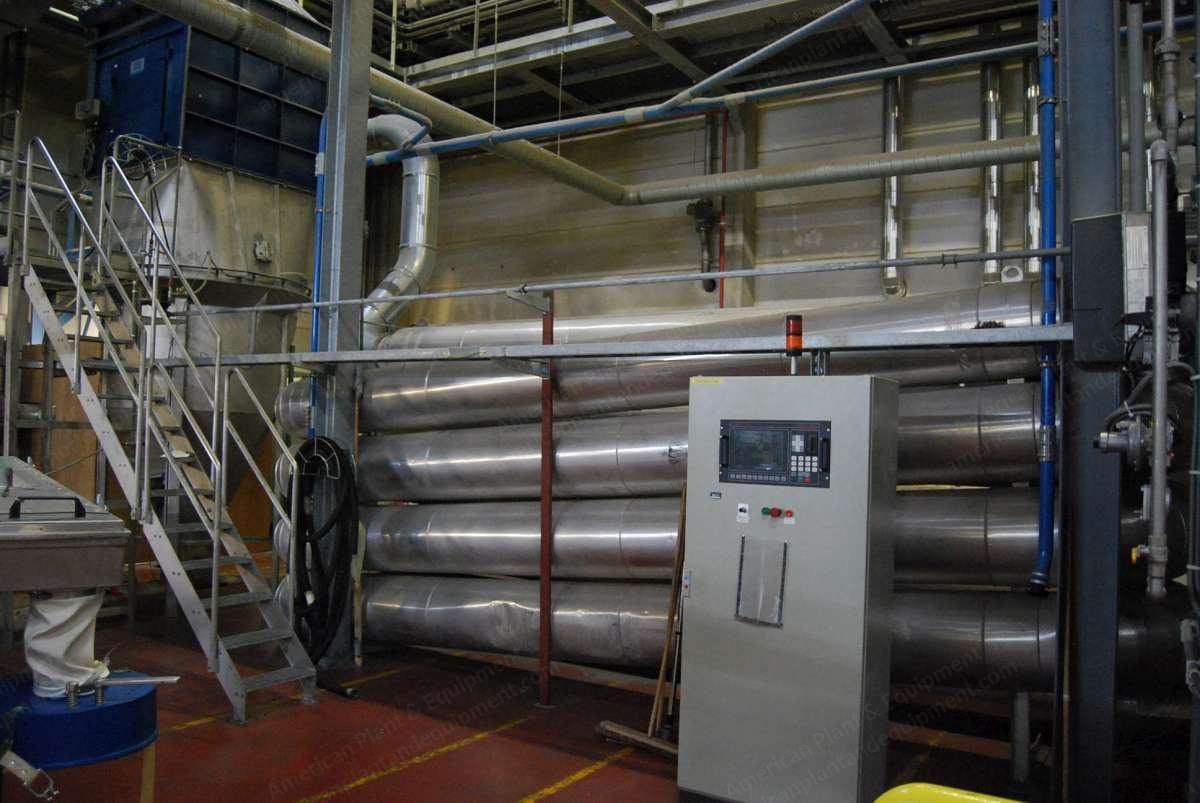 Scholl, 1996, Raw Stock Dyeing and Bleaching Line, 7400 Liter, with Muhlmann Centrifuge and Scholl Dryer