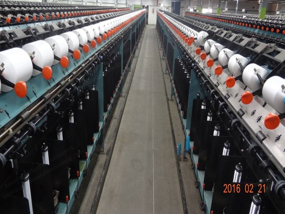 Barmag, WT 1E, 1989, Twisting Machine, 176 Spindles, 28.80m Length
