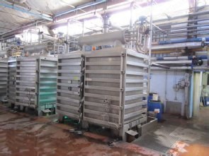 Obem, MBC 400 / 06 / CE, 1989, Hanks Cabinet Dyeing Machine, 400 kg Capacity, 110°C, Under Static Pressure