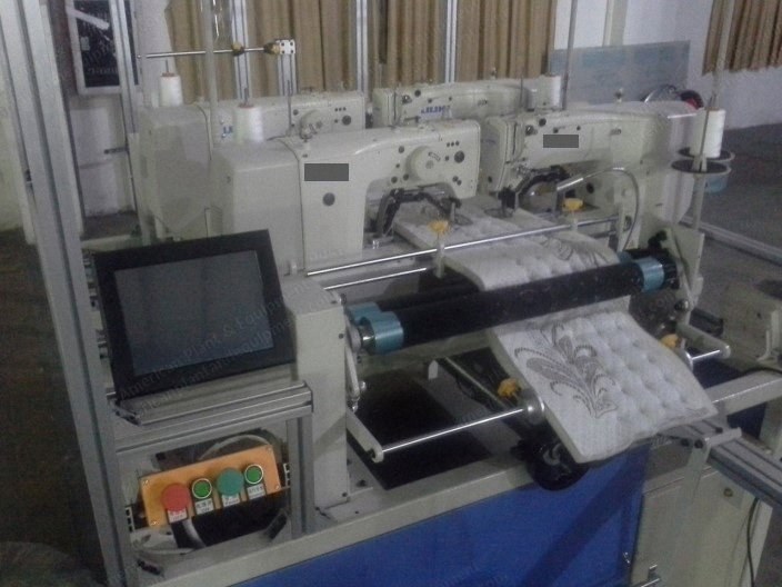 NovaStar, QL219, Vertical Border Quilting Machine, Tack & Jump, 4 Juki Heads, Width 400mm