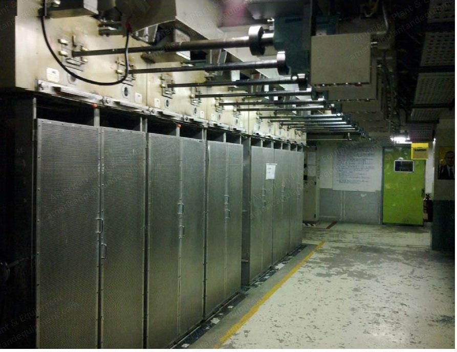 Barmag, FDY/POY Spinning Plant, 112 Positions, with 19 Aiki Air Texturizing Machines
