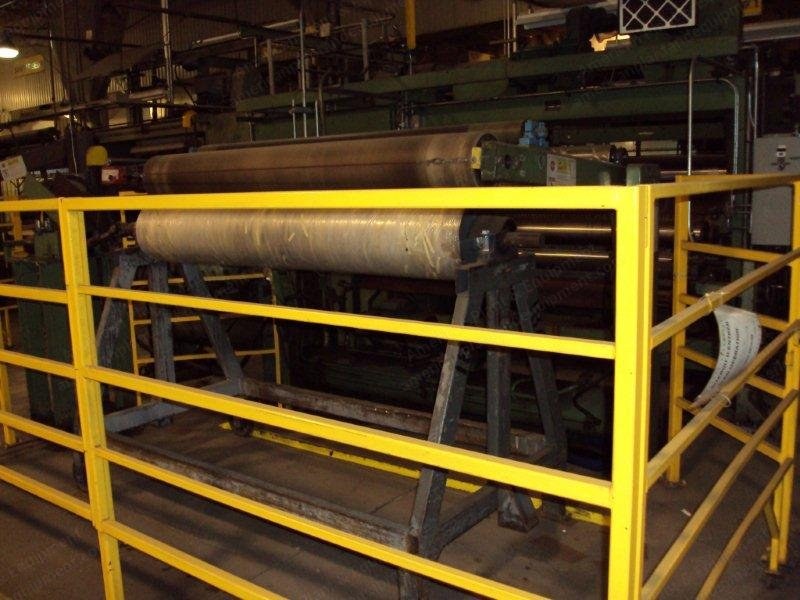 Ramisch 2-Roll Calendar, 2050mm Surface Width, 80 Tons, 1985