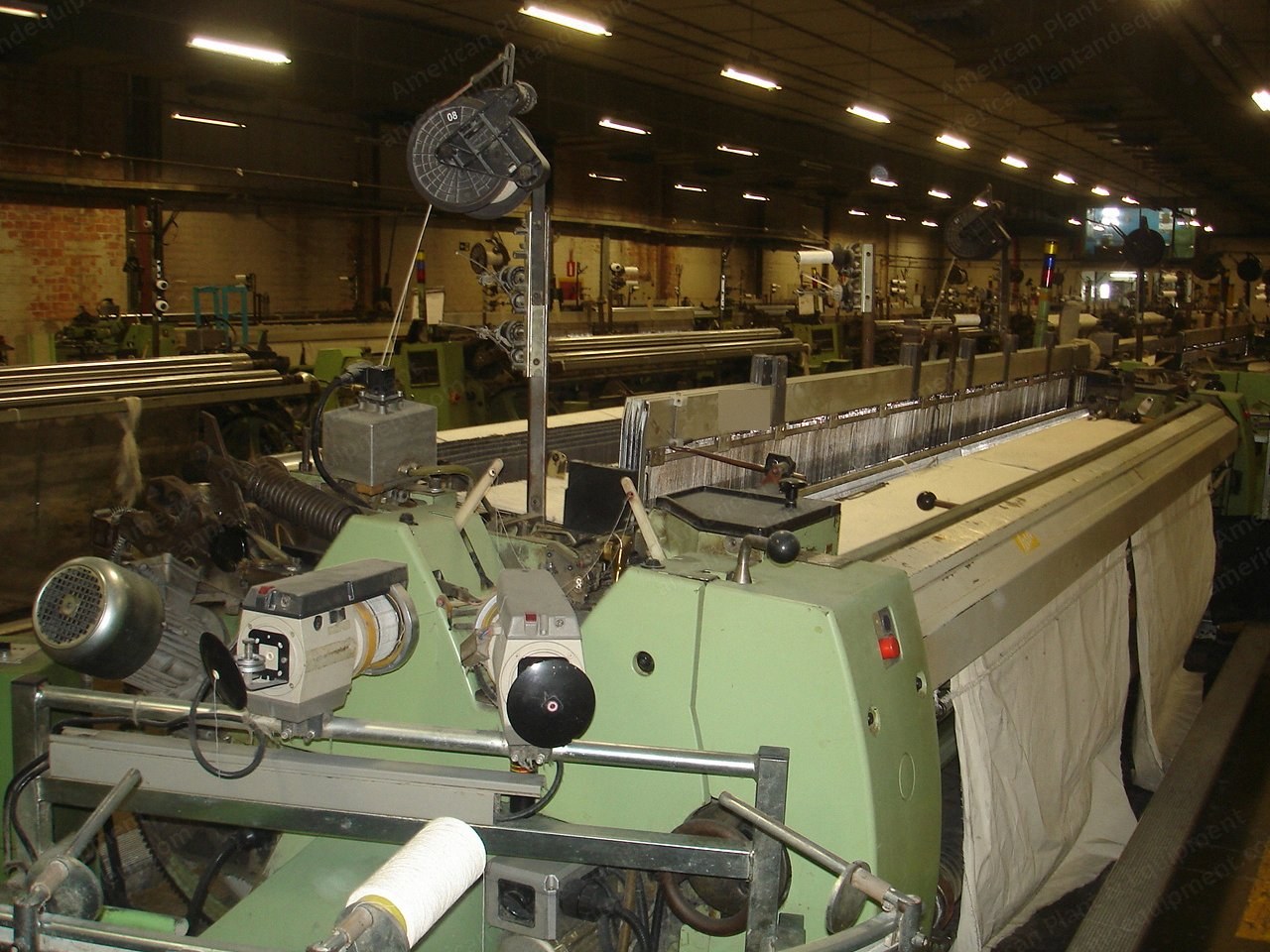 Sulzer, P Lean, 1996, 153" Useful Width, Cam Loom, Box Eccentric, 16 Looms