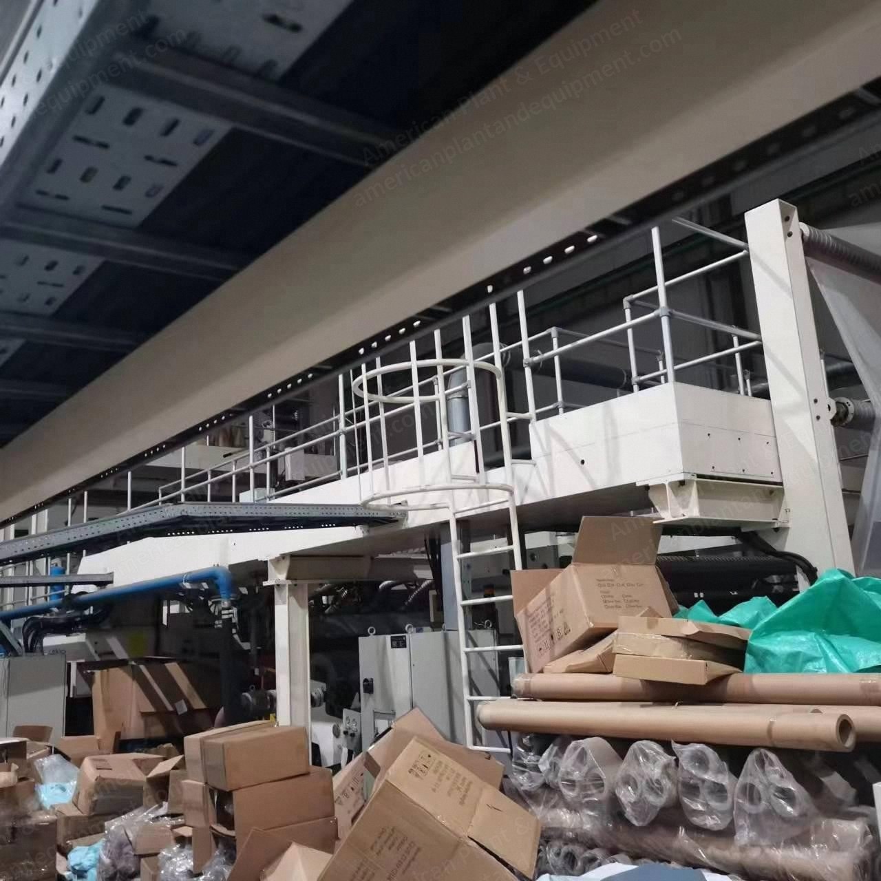 Colines, 2009, 2100mm Melt Bonded and Spun Bonded Nonwoven Producing Plant