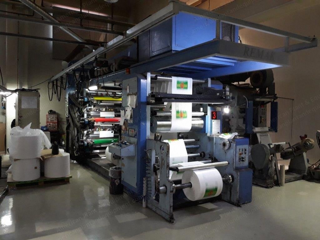 Remak, 6 Colors, 1050mm Width, Flexo Stack Type Printing Machine