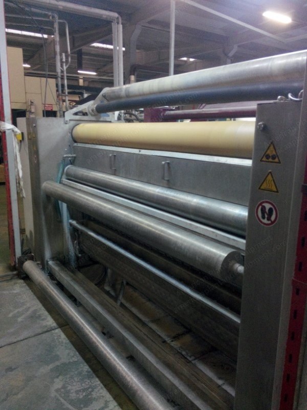Kusters, 222.12-2200, 2006, Cold Pad Batch, Working Width 2200mm, with S-Walls, Cooling Drum