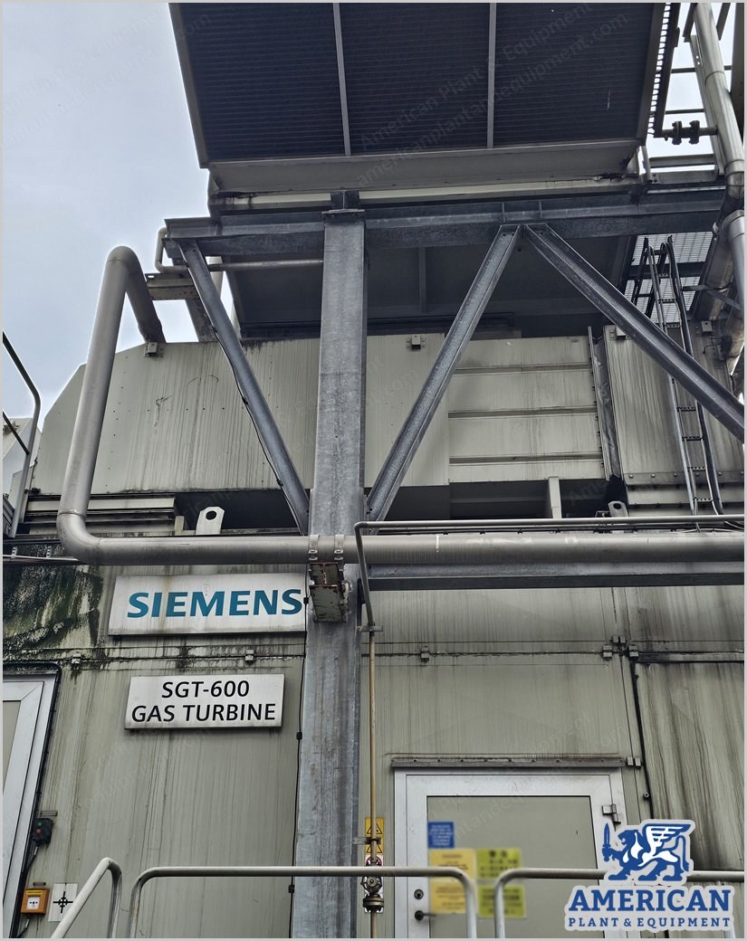 Siemens, SGT600DLE, 2011, 25MW, 10.5kV, 50Hz, Dual Fuel Gas Turbine