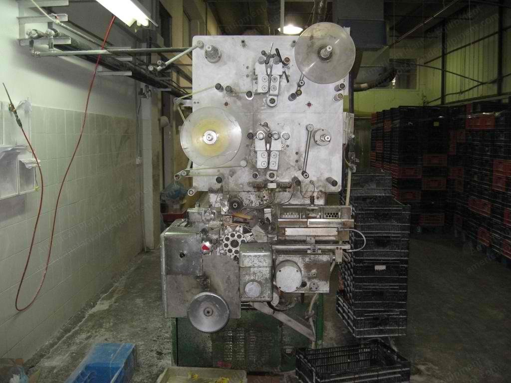 Complete Toffee Production Line, 1000 Pieces per Minute, with Bosch Cooker, Ruffinatti Cooling Drum, Rose Theegarten U1 Wrapper