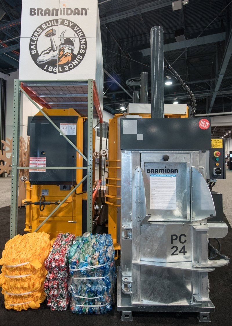 Baler for Recycling Bottles and Cans, 100 lbs (Aluminum) / 200 lbs (PET) Bale Capacity