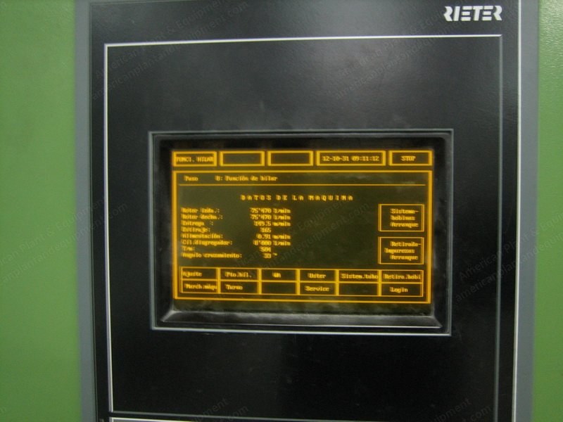 Rieter, R-1, 1997, 280 Rotors, 2 Robots, Uster Yarn Cleaner