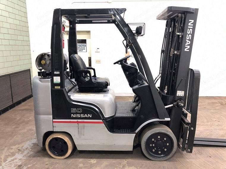 Nissan, CF50, 2012, 5000 lbs Capacity, Triple Stage Mast, LP Gas