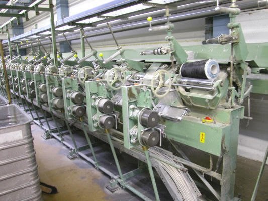 Gilbos, 6GF-10R, 1982, 6 Positions, 10 inch Tube, 2000-20000 dtex, Max 700 m/min