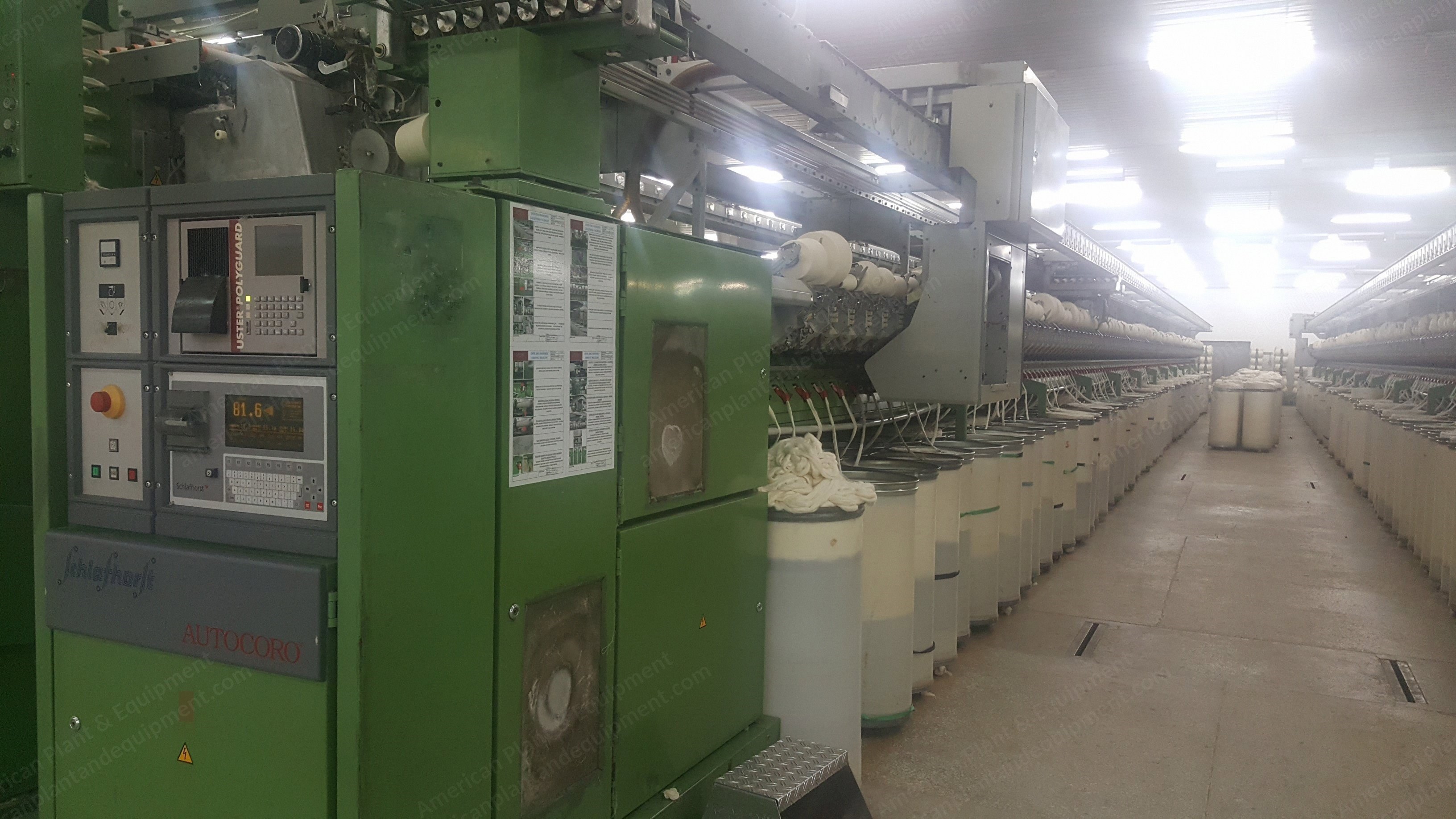 Schlafhorst, SE9, 1995, 288 Rotors, Open End Spinning Machine
