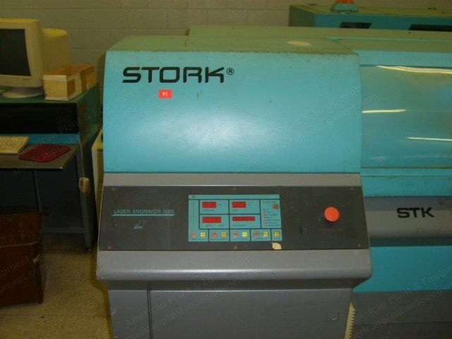 Stork, Wide Width Screen Making Department, Laser Engravers, Coater, Curing Ovens, Assembly Lathes