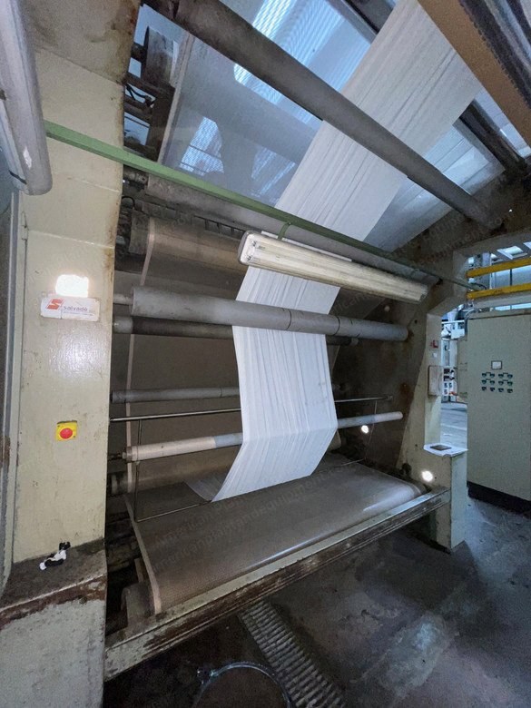 Salvade, AMV, 1989, 2200mm Working Width, 4 Chambers, 3 Passages, Thermo Oil Heating