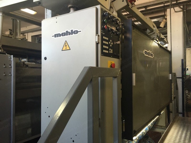 Mahlo, FMC-10P, 2002, Weft Straightener, 1800mm Working Width, 4 Moveable Electronic Heads