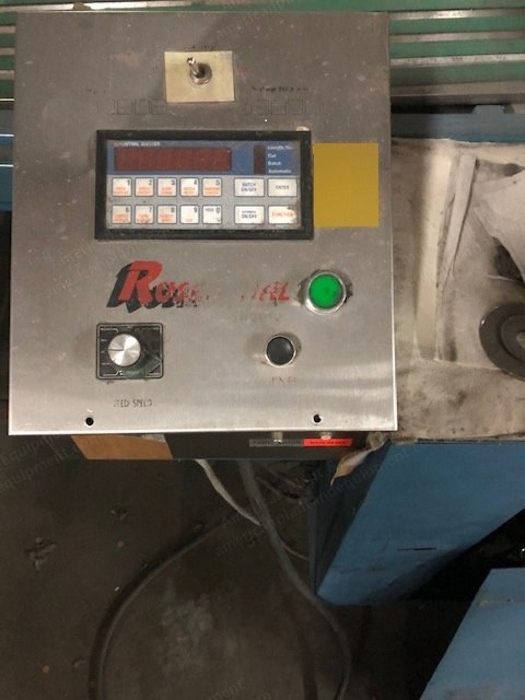 Rosenthal, W-MS-6 UBSHVAA, 1994, 72 inch Sheeter, One Roll Unwind, Rewinder Attachment, 8 In-Line Air Score Slitting
