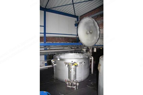 Jasper/Thies, Vertical HT Double Yarn Dyeing Machine, 2001, 2x 100kg Capacity, 2x 800mm Diameter, 140 deg C
