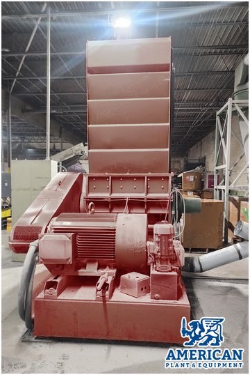 Vecoplan, VAZ 1600M, 2018, 100 HP, 15 inch Rotor, 73 Blades, with Herbold SMS 80/120 Granulator