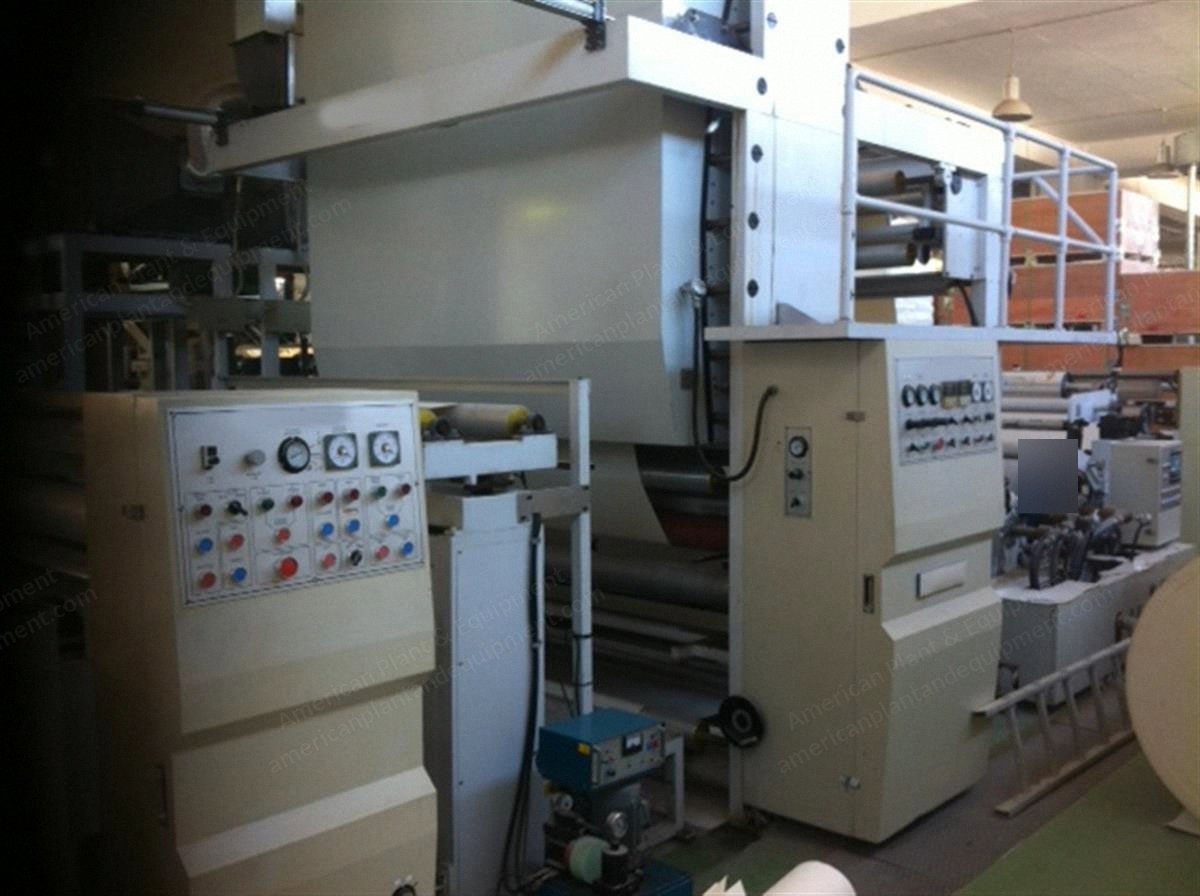 Han Young, Extrusion Lamination Machine, 2001, 1500mm Width, 3 Coating Units, 200 mpm