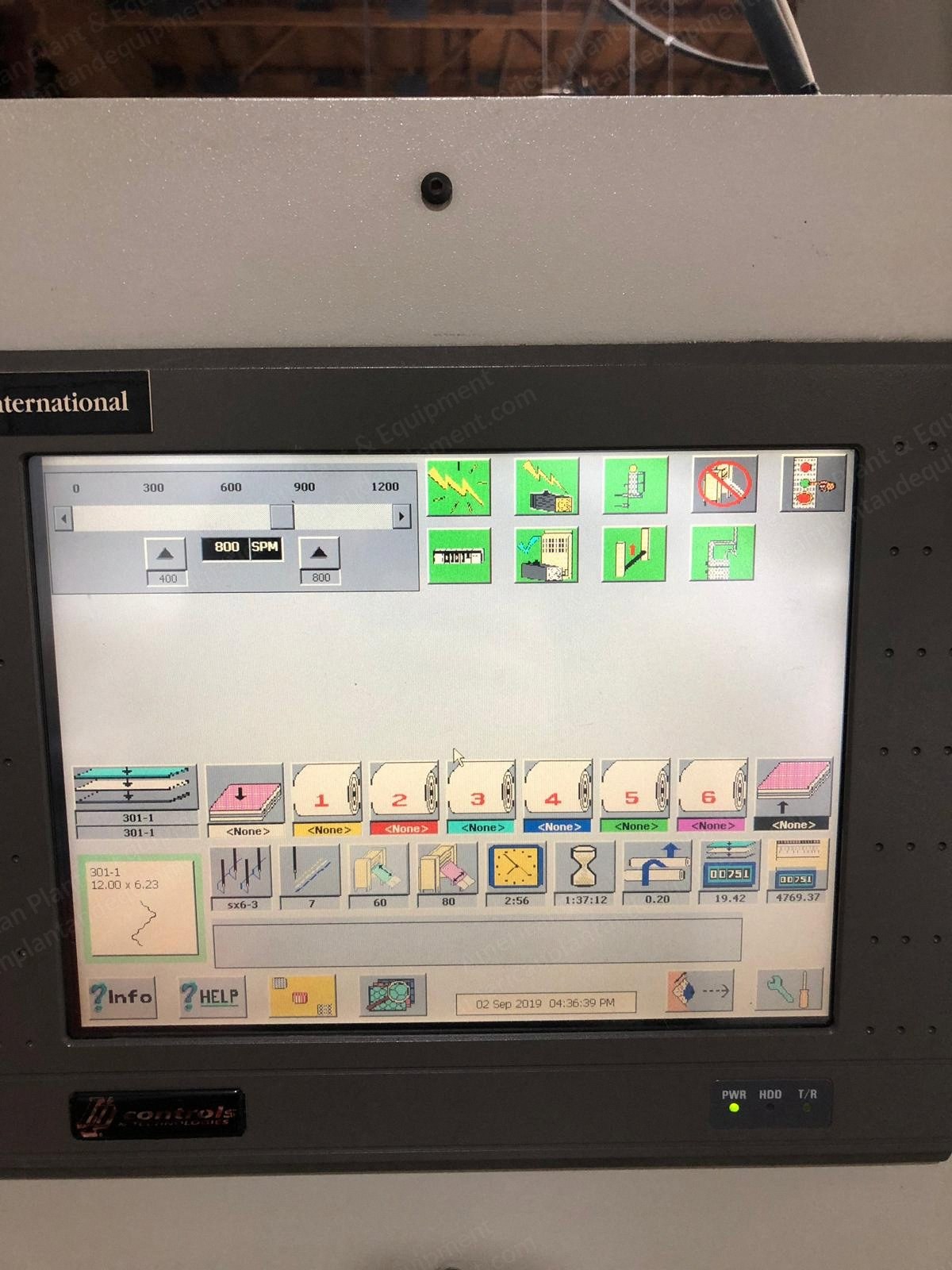 Gribetz, Reliance 4+, 2006, 90" Width, 1200 RPM, with Panel Cutter