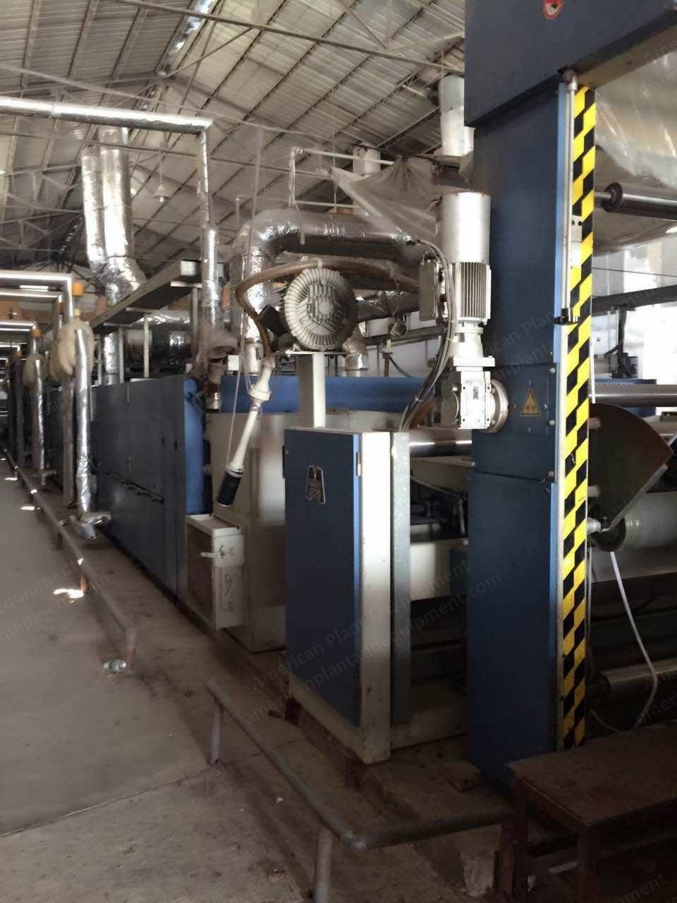 Monfongs Stenter, 2012, 2600mm, 8 Chambers, Oil Heated, Pin/Clip