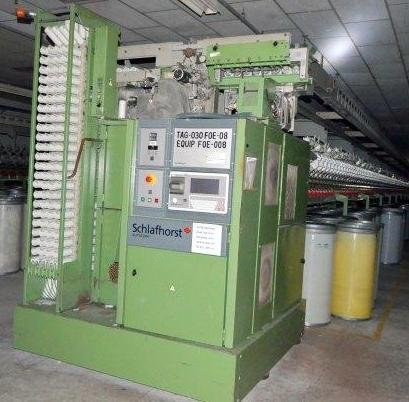 Schlafhorst, SE-10 ACO-288, 1999, 288 Rotors, 33mm Rotor Diameter, 2 Piecer Carriages