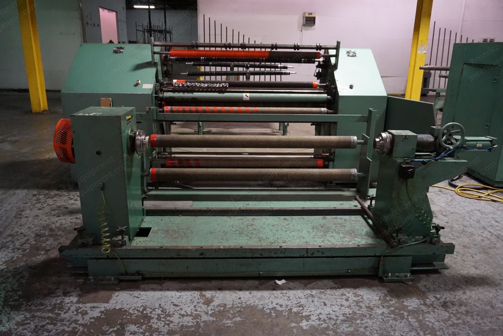 Dusenbery, 635, 62" Working Width, Razor Slitters, Detached Unwind, Fife Web Guide