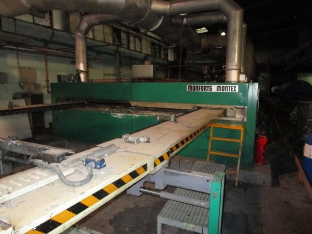 Monforts, Montex, 1997, 3200mm Working Width, 8 Chambers, Gas Heated