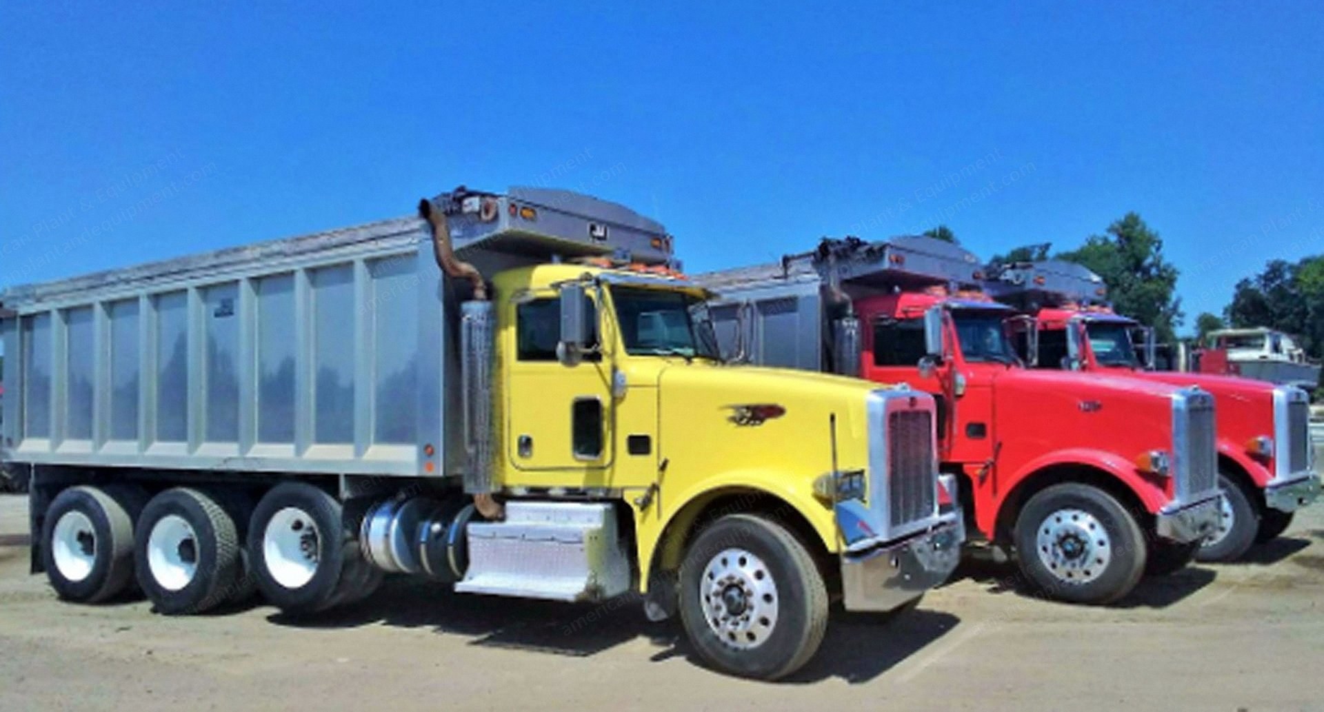 Peterbilt, 367, 2012, Airlift Tri-Axle Dump Truck, 455 HP, 19' Aluminium Dump Body