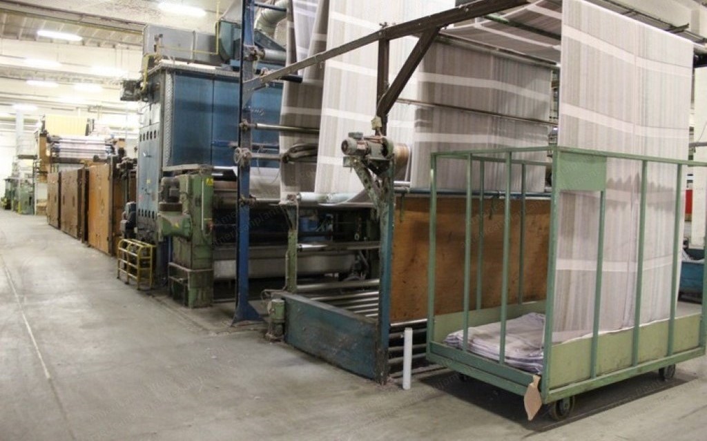 Anglada, Turbang Compact Rotor, 1991, Continuous Tumbler, 2200mm Working Width, 3 Chambers, Gas Heated