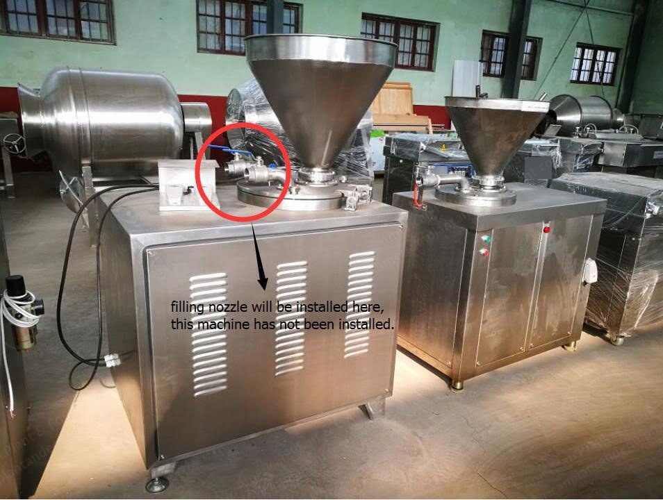 NovaStar, ML118 Hydraulic Sausage Machine, 50 Liter Capacity, Double Filling Heads, 800 L/h Output