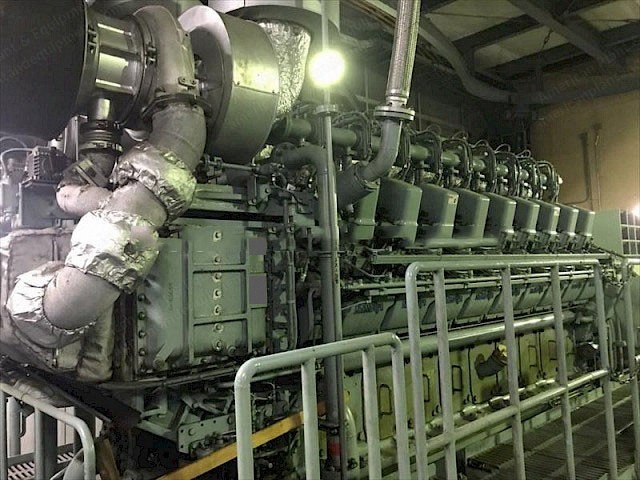 Niigata, 18V22AG, 2005, 2x 2880kWe, 60 Hz, 3450V